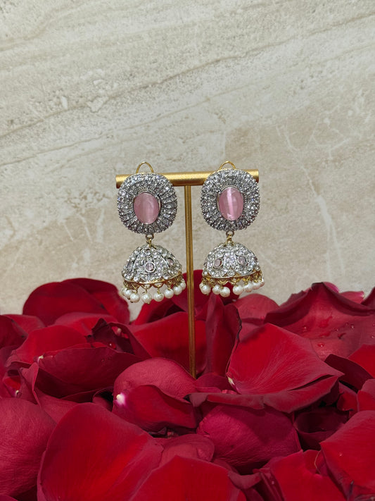 Pearl Drop Jhumkas