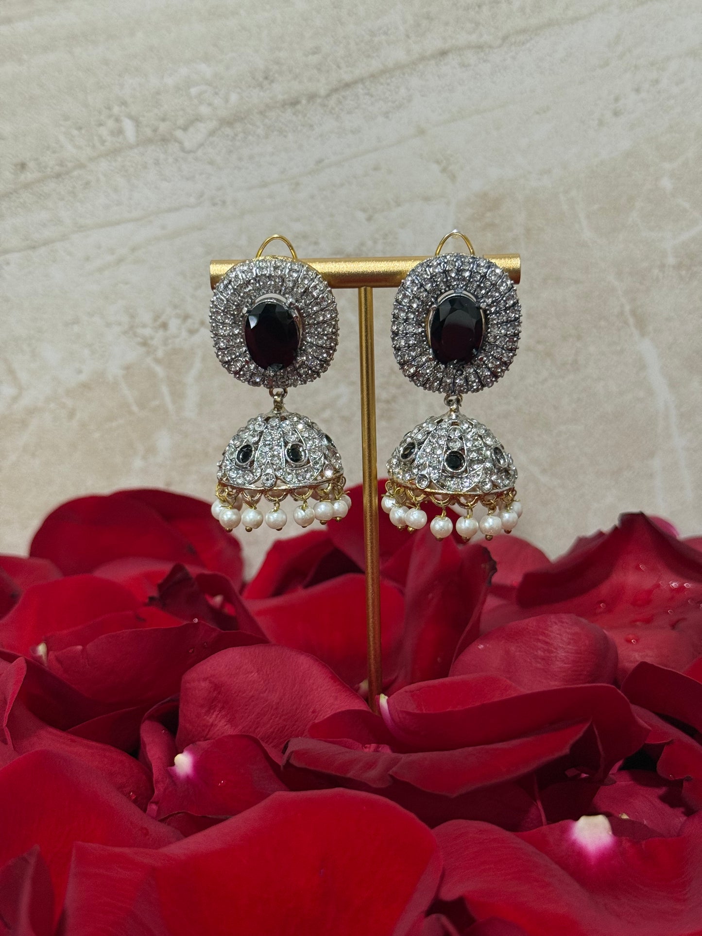 Pearl Drop Jhumkas