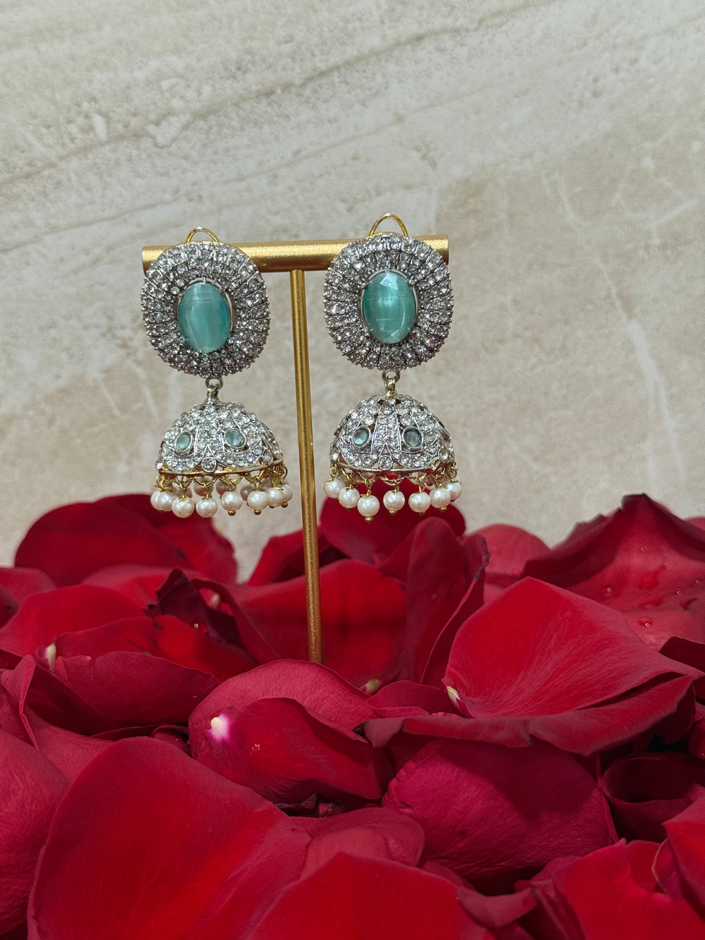 Pearl Drop Jhumkas