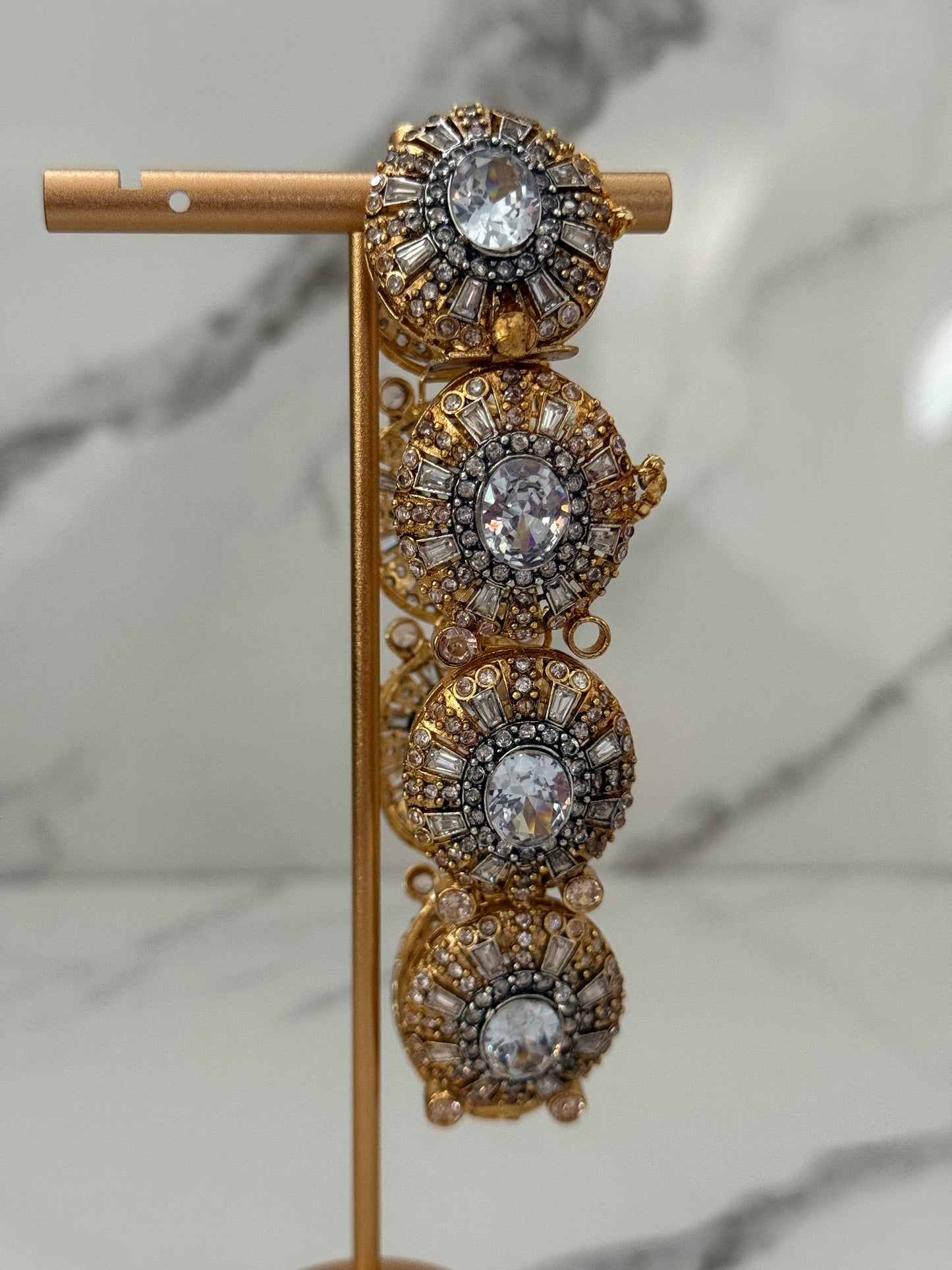 Stone & Pearl Kundan Bracelet