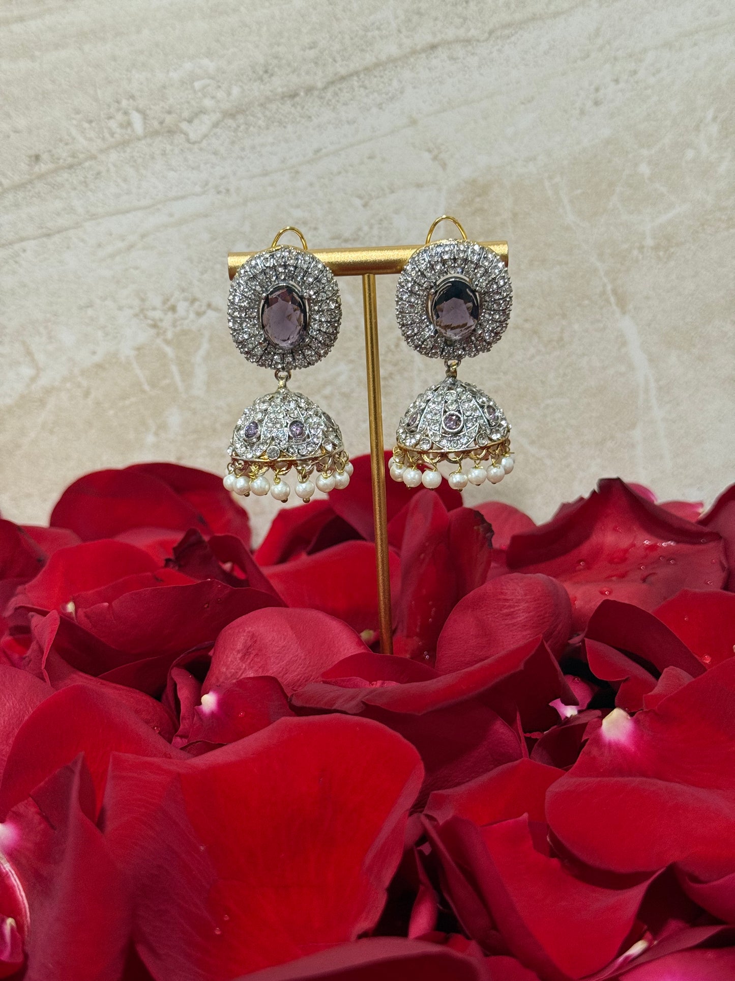 Pearl Drop Jhumkas